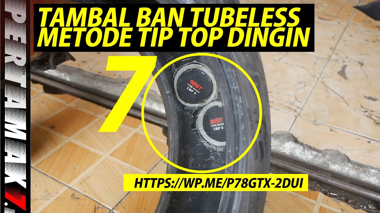 COBA Tambal Ban Tubeless TipTop ColdPatch Yamaha NMAX Beda Dengan Cacing #tiptop #tambalban #tubeles