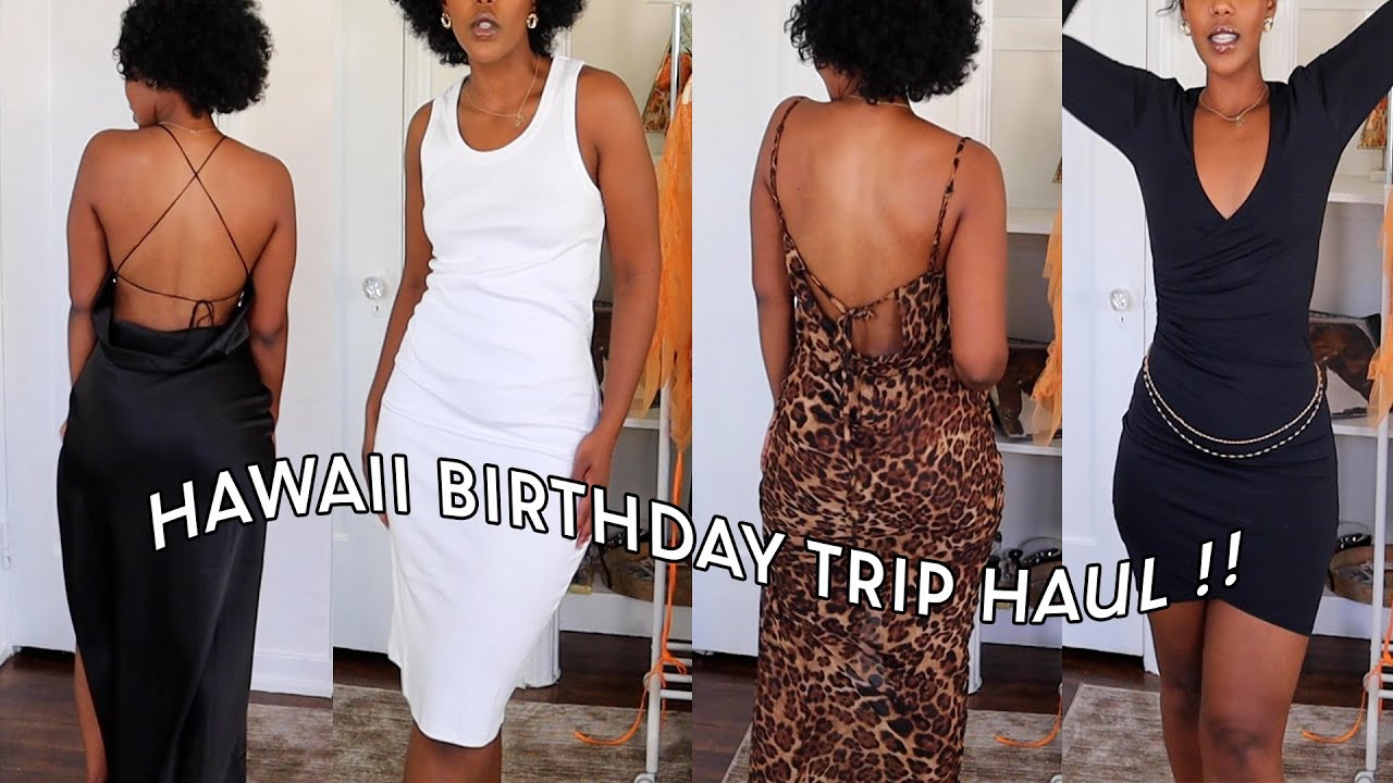 My Hawaii BIRTHDAY TRIP Haul (black owned, sustainable, etc)