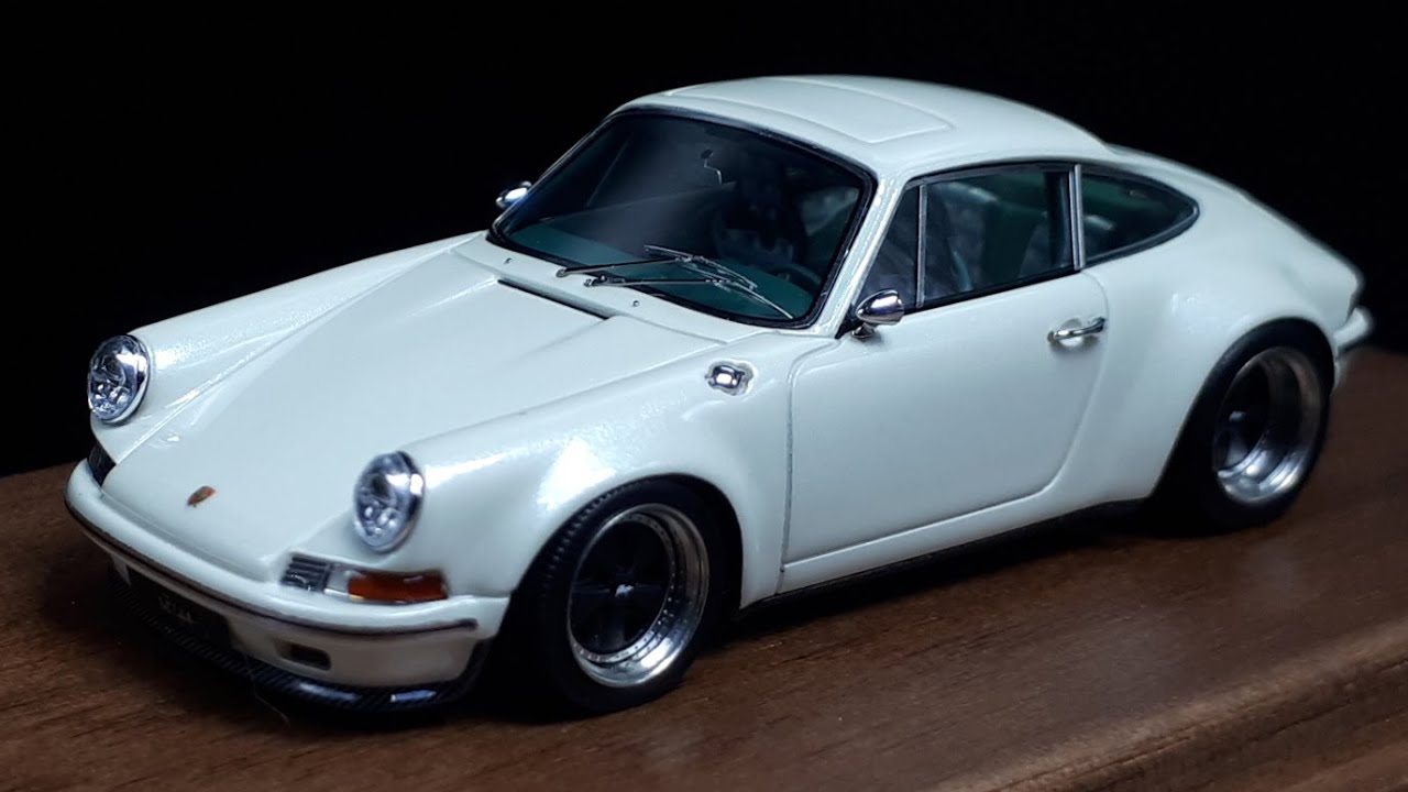 1/64 Kaege Retro Porsche 993 by MY64 & compare to Makeup Titan64 resin model car review
