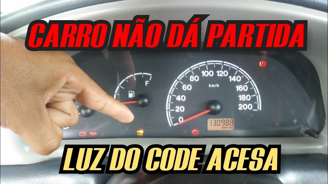 Luz do Fiat code acesa CARRO NÃO LIGA - Siena Palio Uno Strada e outros