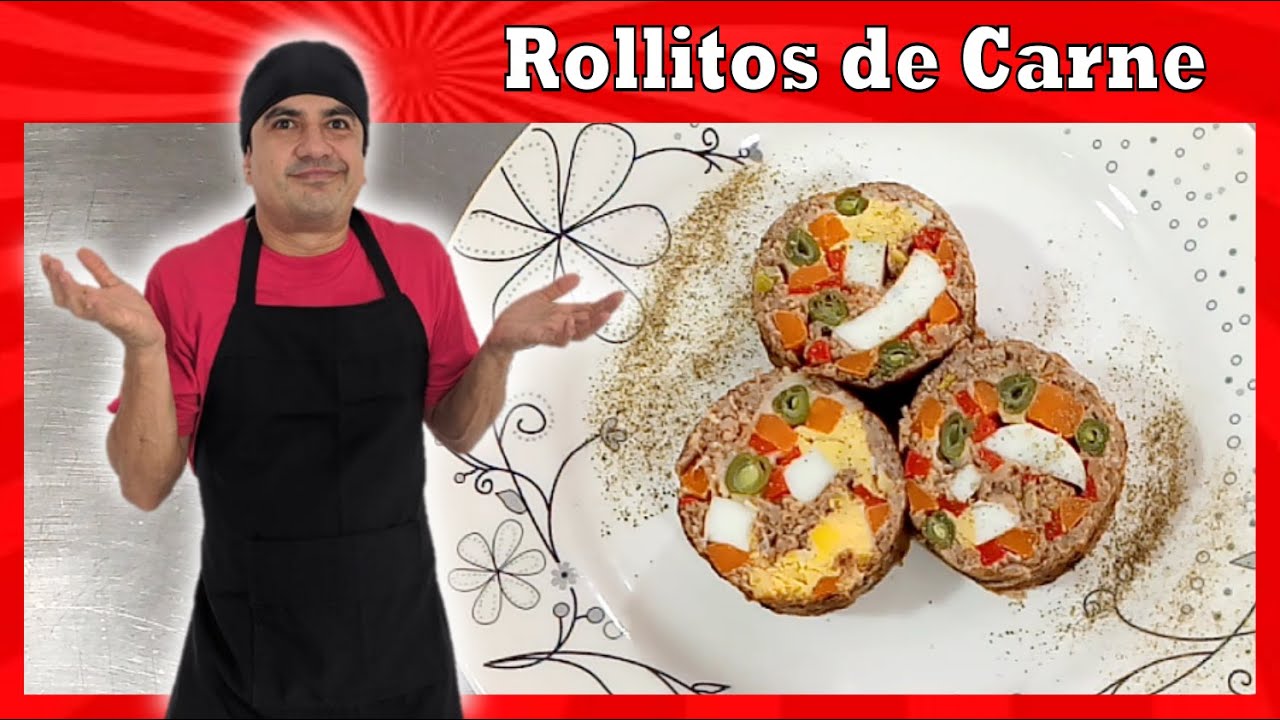 👨‍🍳 ROLLO DE CARNE molida sin horno | Cocinar con carne molida recetas 😱 RECETAS CARNE MOLIDA de res