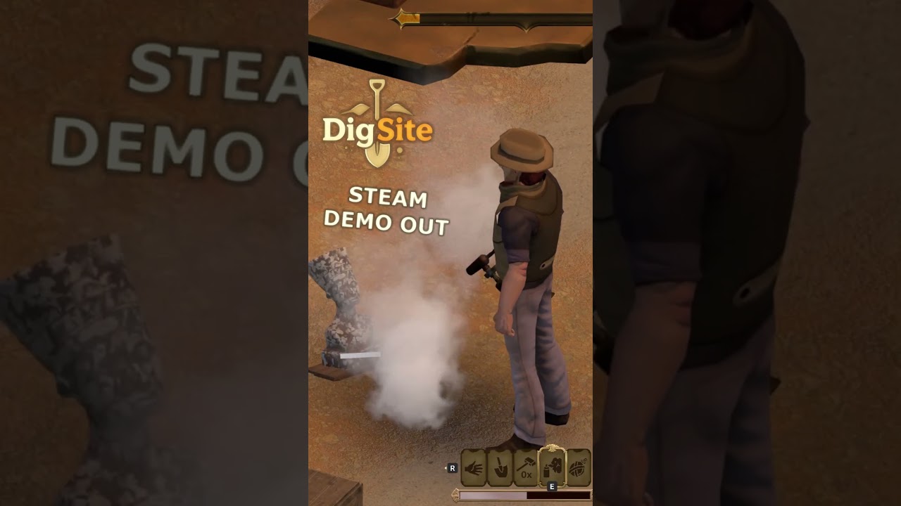 DigSite demo out on steam.  #indiegame #steamdemo #Archaeology #AncientEgypt