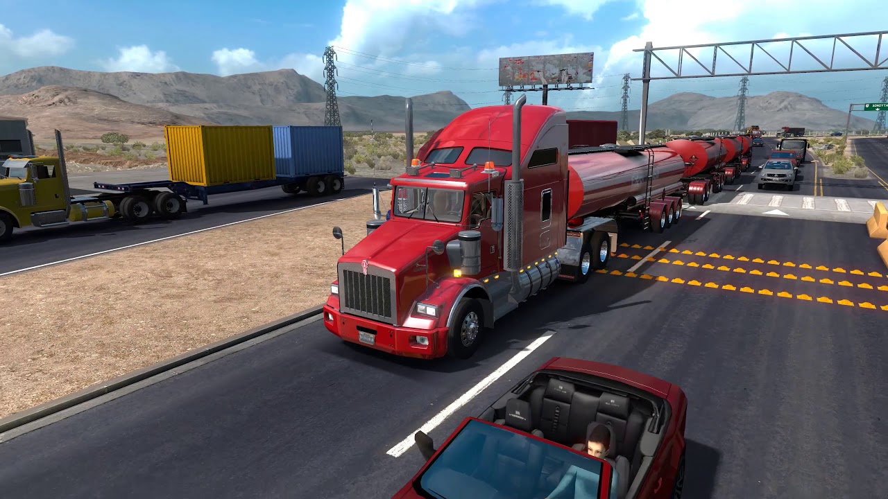 Kenworth T800 | La Rumorosa | Tetra remolque | De Mexicali a Ensenada, BC.