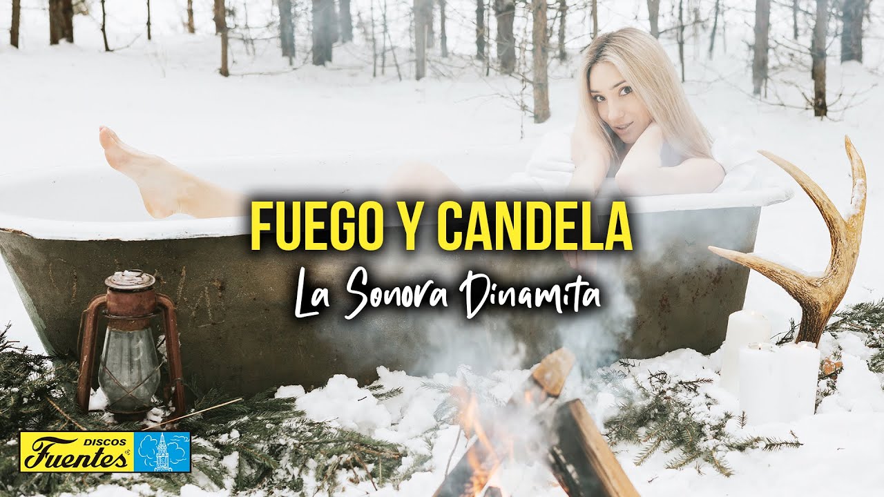 Fuego y Candela - La Sonora Dinamita (Video Letra)