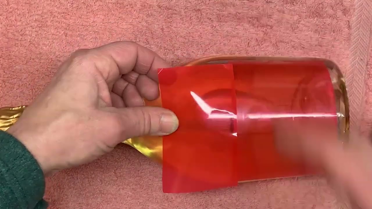 How to Apply Engraving/Sandblasting Film to a Champagne Bottle
