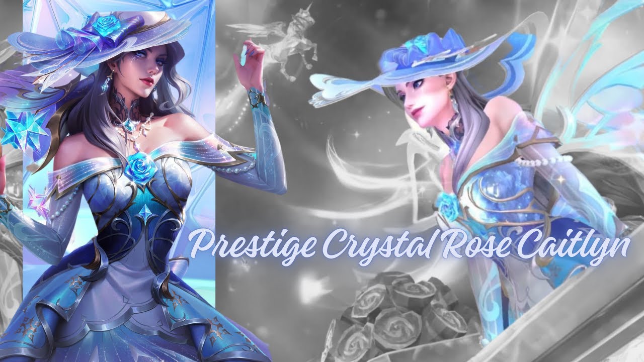 Wild Rift | Serving Face with Prestige Select Crystal Rose Caitlyn
