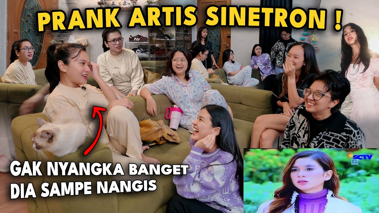 PRANK ARTIS SINETRON ‼️GAK NYANGKA SAMPE NANGIS 😭