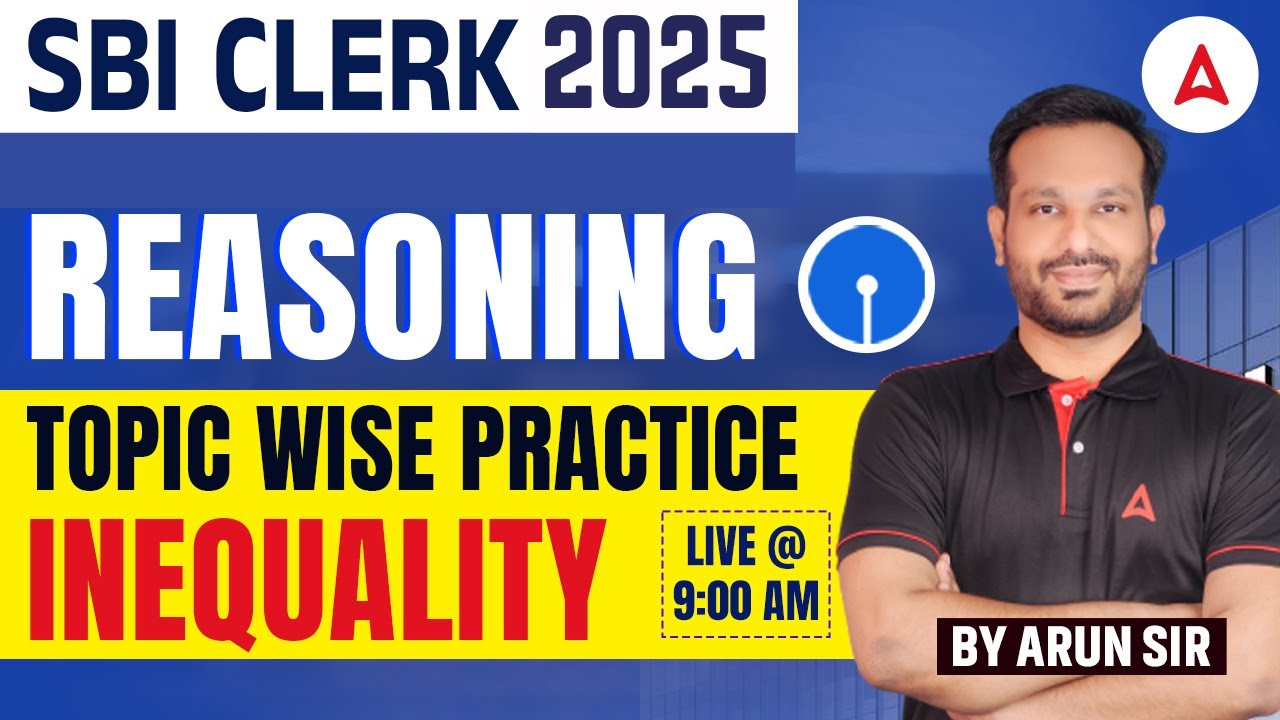 SBI Clerk Reasoning Classes in Tamil | Inequality Reasoning Questions in Tamil | by Arun Sir