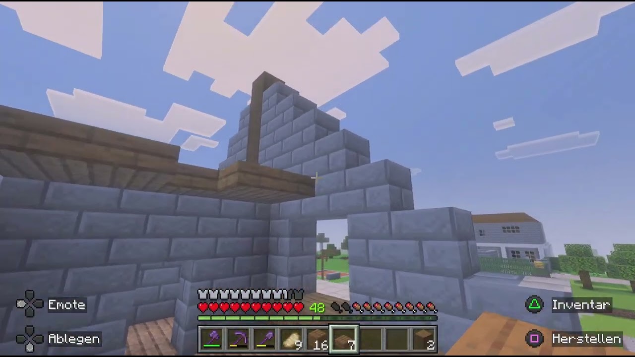 Das Dachgeschoss weiter bauen   Minecraft Projekt #1792 Minecraft Deutsch