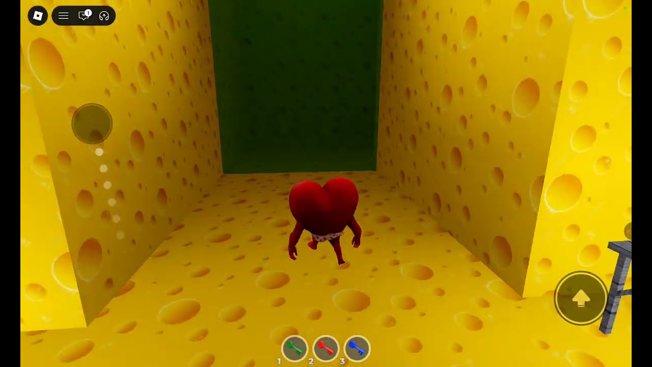 Eu jogando fuja do queijo no - Roblox 