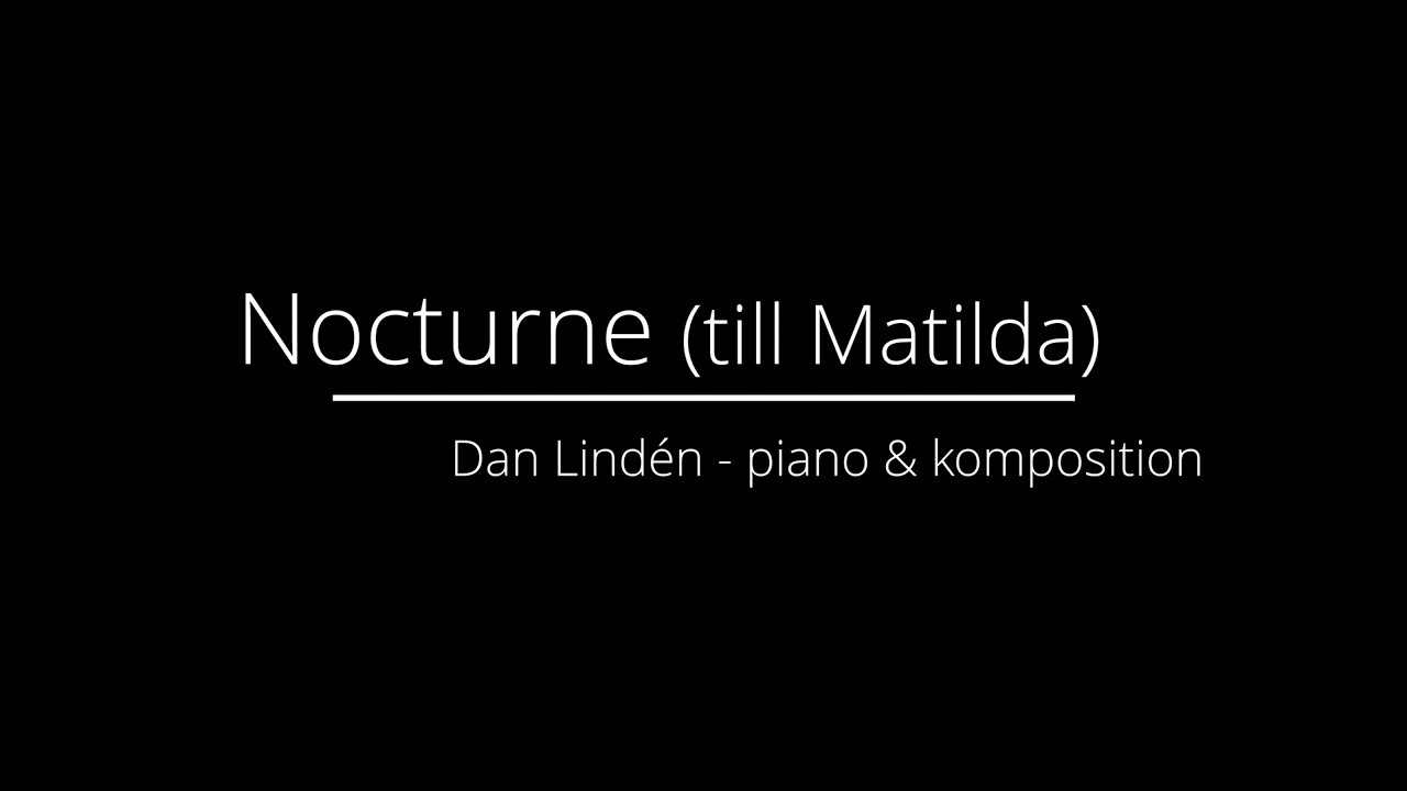 Dan Lind&eacute;n - Nocturne