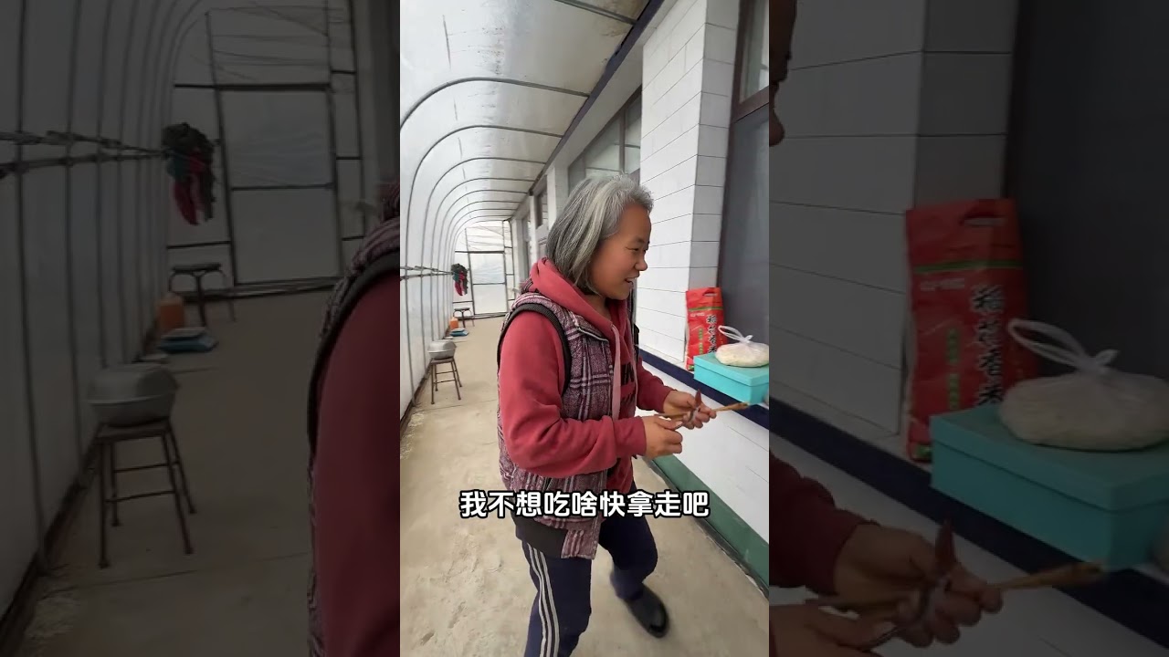 馋芥菜疙了，回屯子去整，遇到了热心大姐给了我一大堆咸菜，还有贼好的姨，腌的酸菜老好吃了#我的乡村生活 #记录真实生活 #农村美食 #酸菜 #东北