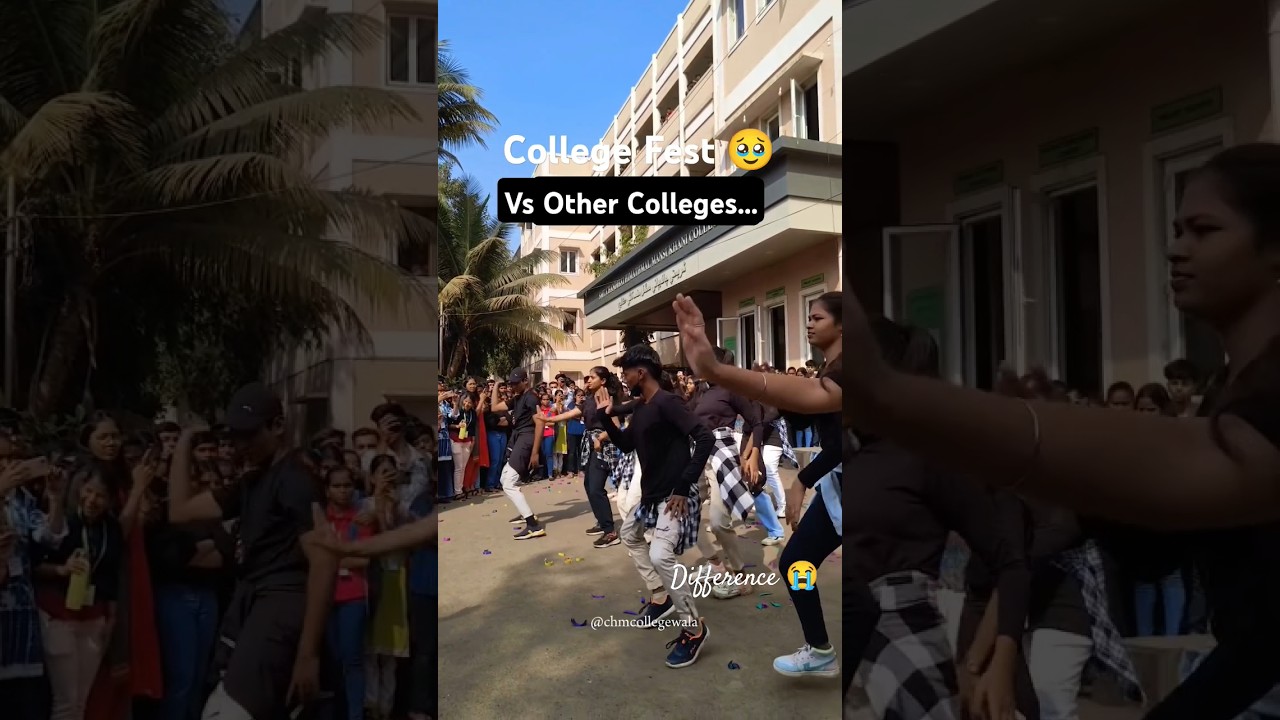 Top Colleges Fest vs other colleges 🥹😭 #shorts #college #engineering #motivation #viral #trending