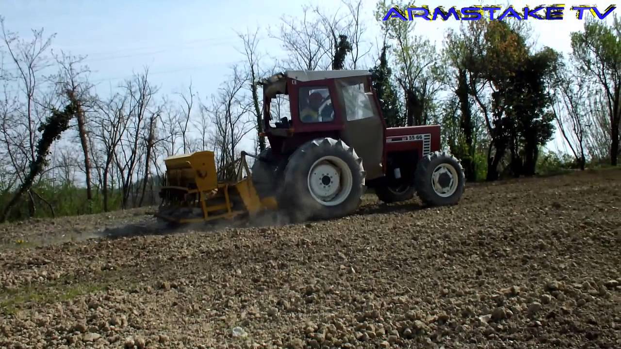 Agriculture Real | Semina 2015 | Fiatagri 55-66 in semina Soia | ArmstakeTV