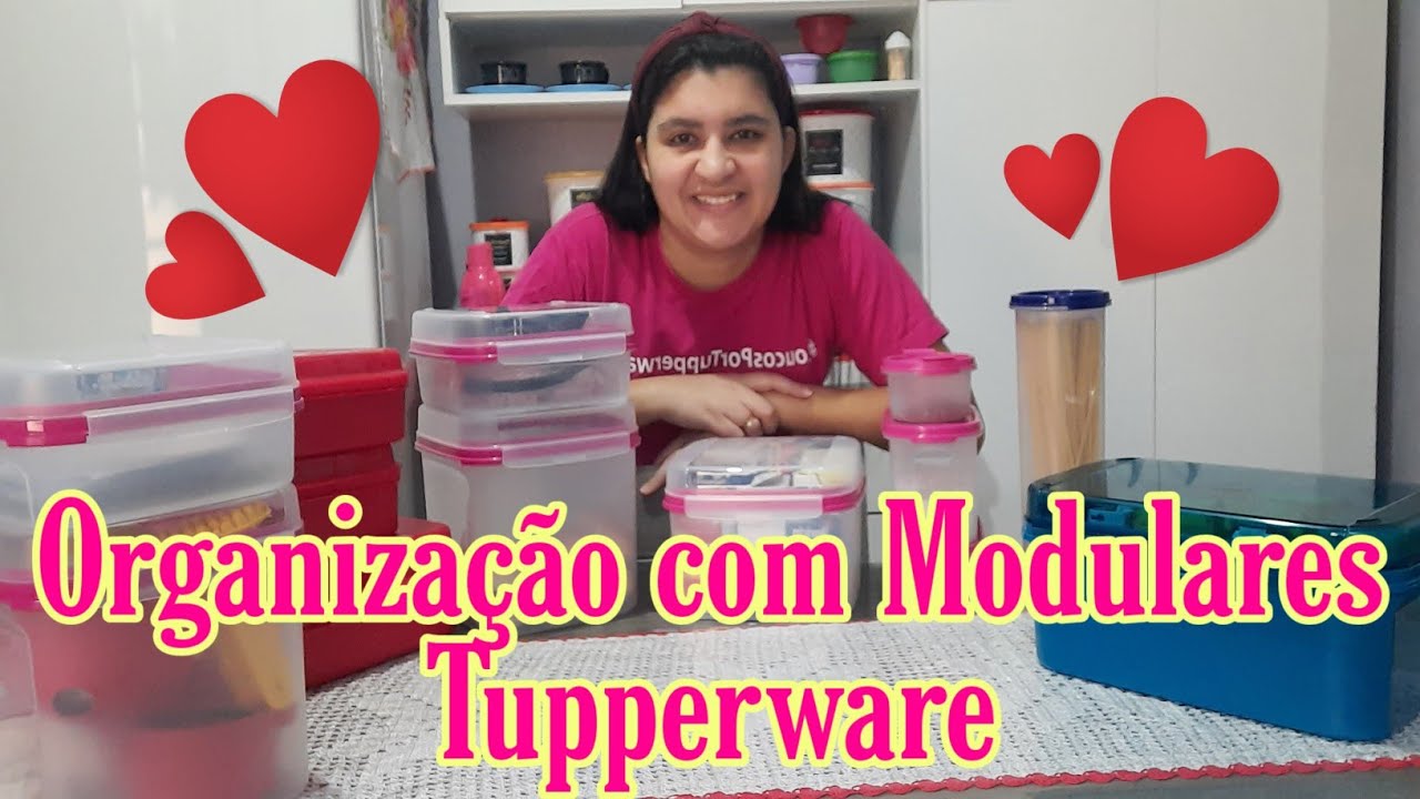 Organização com Modulares #Tupperware