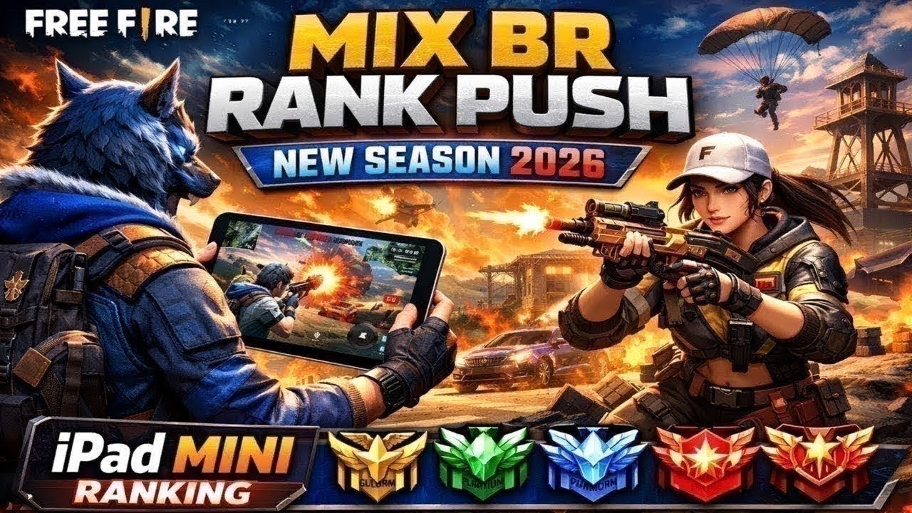 br rank push live free fire ipad mini 7 gameplay 2026 #brrank #gameplay