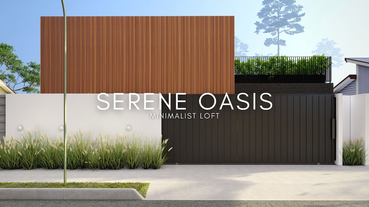 Loft Moderno Com 3 Suítes E Piscina Para Relaxar 12X20 | Serene Oasis