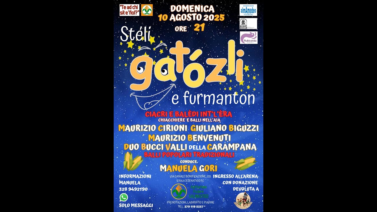 “Steli, gatozli e furmanton”  2025