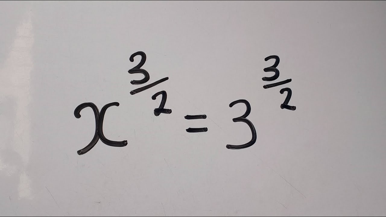 Mysterious  Power Equation |  Can You Solve This?
