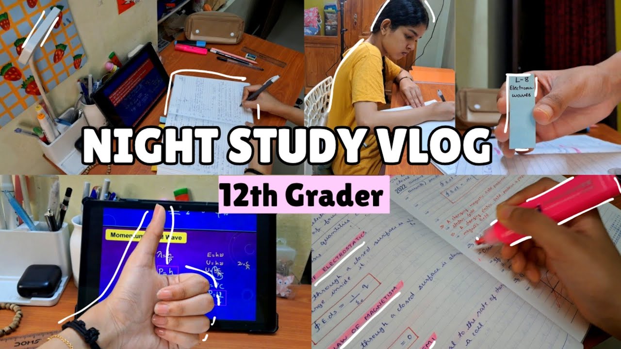 Night Study Vlog || 12th Grader || Malayalam Vlog || Exam Preparation || Lonely Lunar 