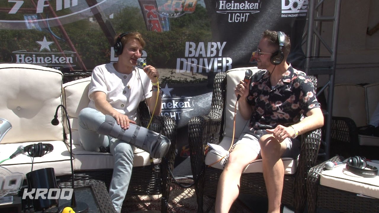 Glass Animals interview - KROQ Party House at Coachella
