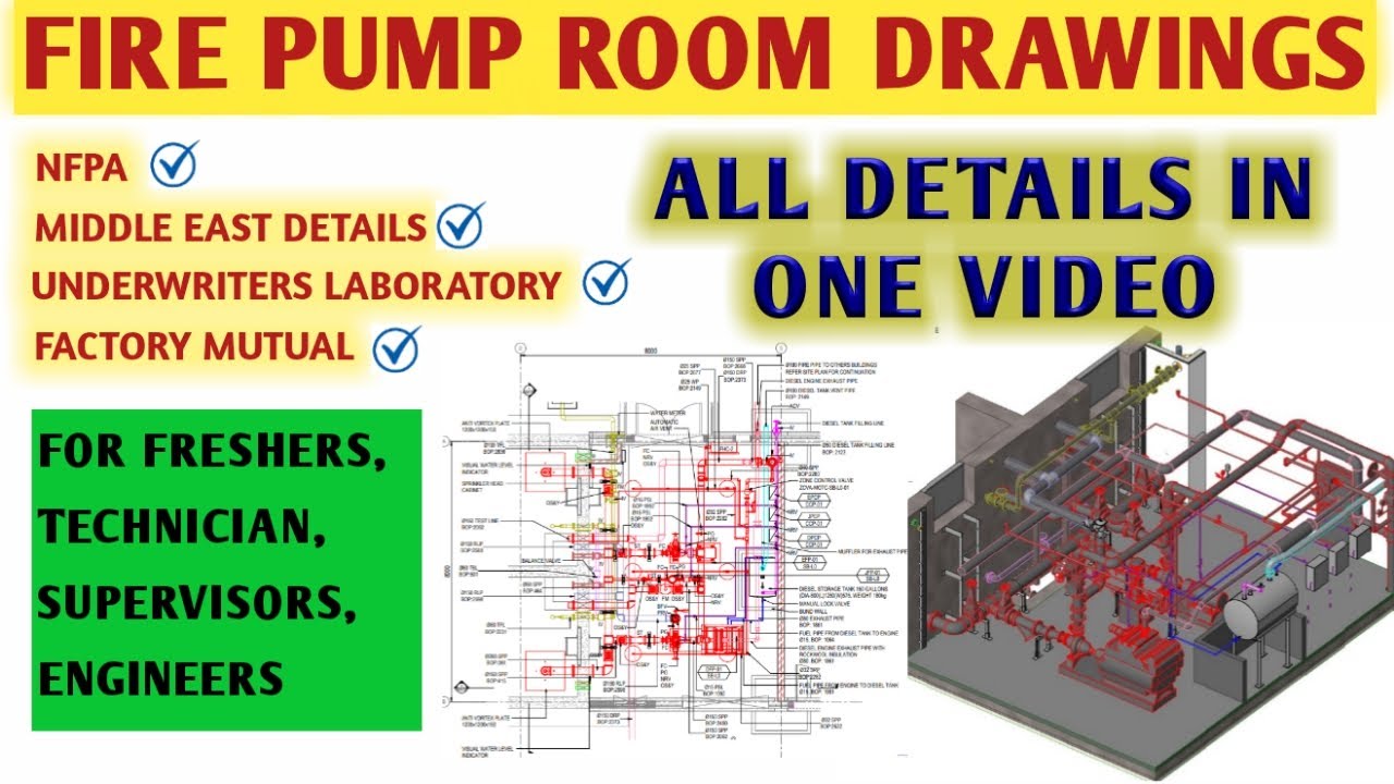 Fire fighting drawing l how to read fire pump room drawings l how to read fire fighting drawings