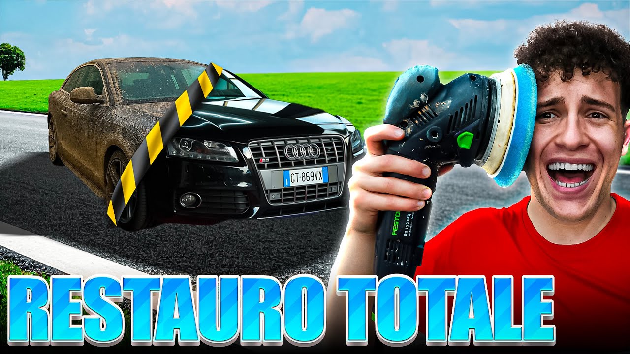 QUEST’AUDI S5  NON È MAI STATA LAVATA… 16 ANNI DI SPORCO!