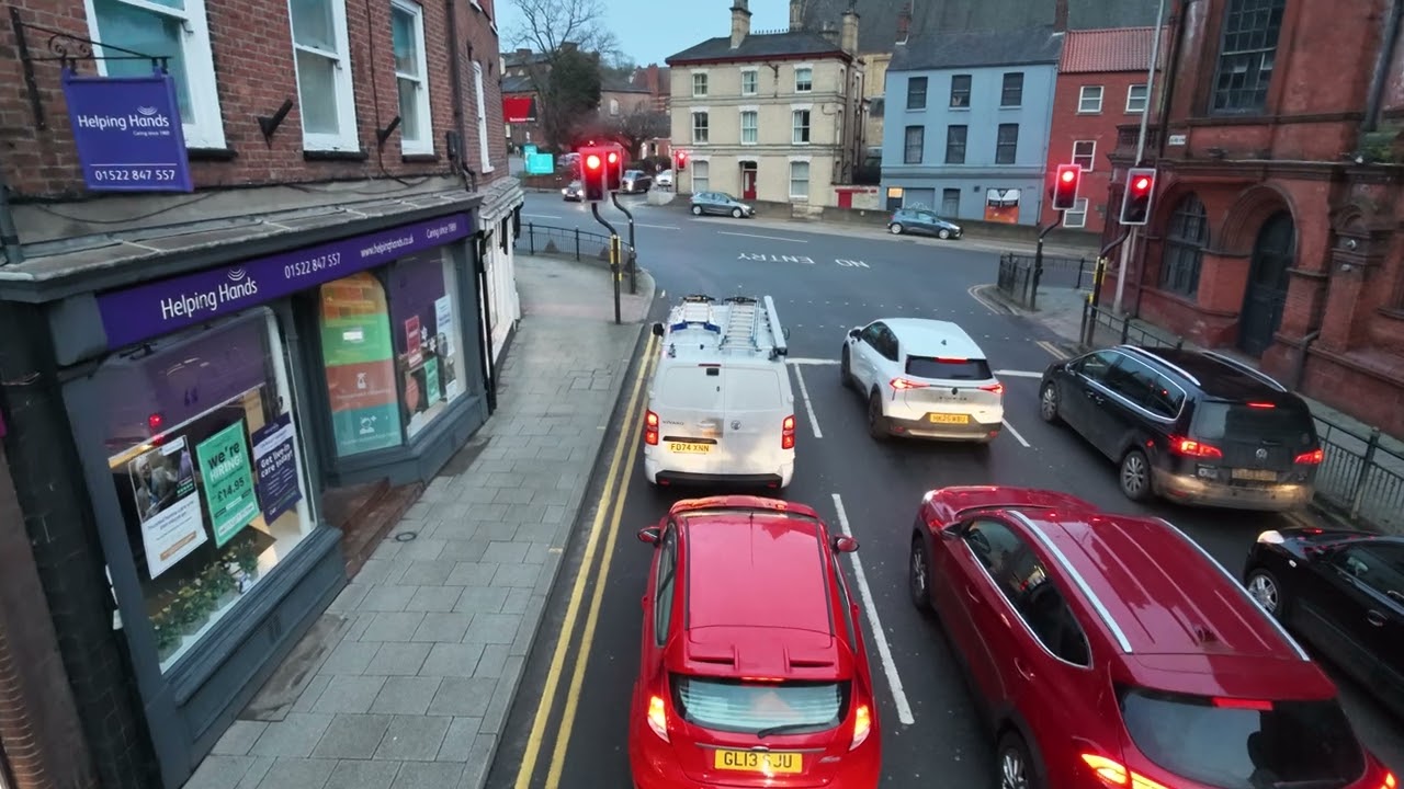 FOLLOWING THE VAN IN A RANDOM NORTHERN TOWN