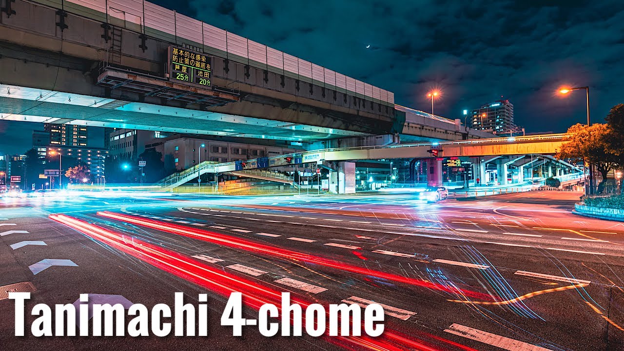 谷町４丁目 大阪の行政の中心地 Osaka Night Walk - Tanimachi 4-chome 4K HDR Japan