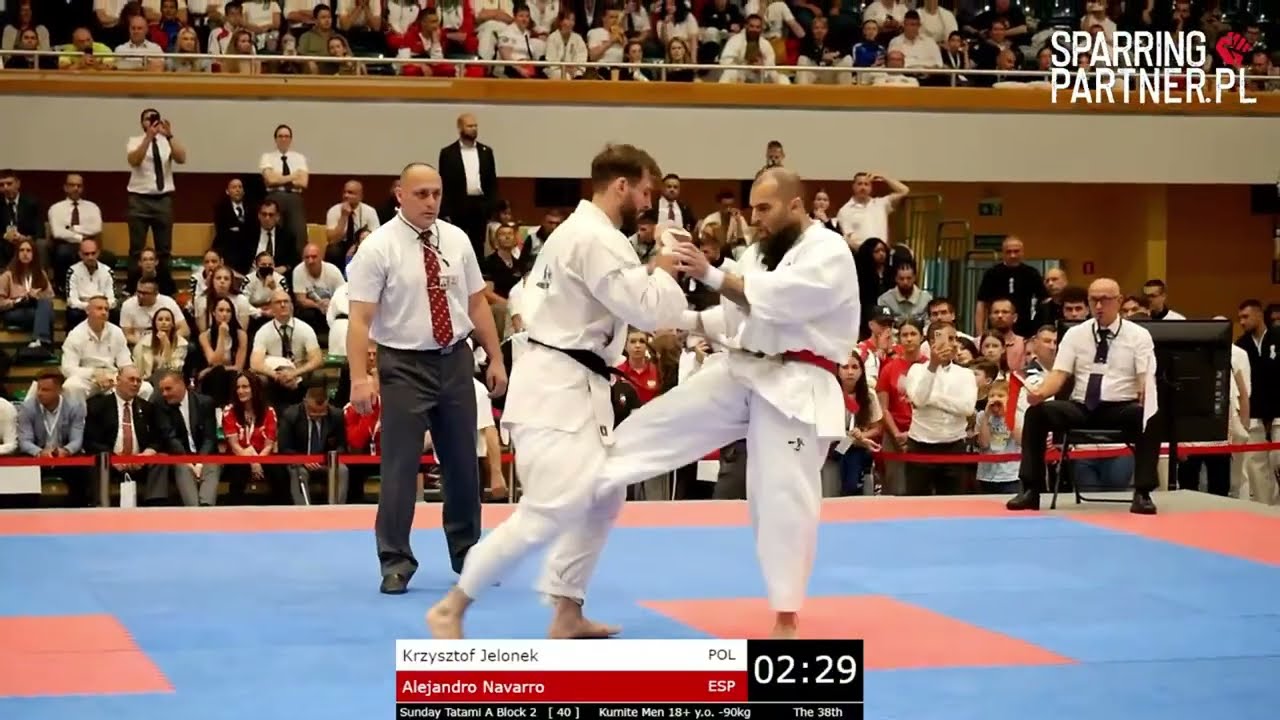 Alejandro Navarro  vs Krzysztof Jelonek 38th EUROPEAN WEIGHT CATEGORY KARATE CHAMPIONSHIPS 2025