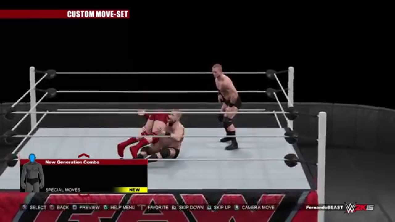 WWE 2K15: All New Moves Including New Moves Pack DLC