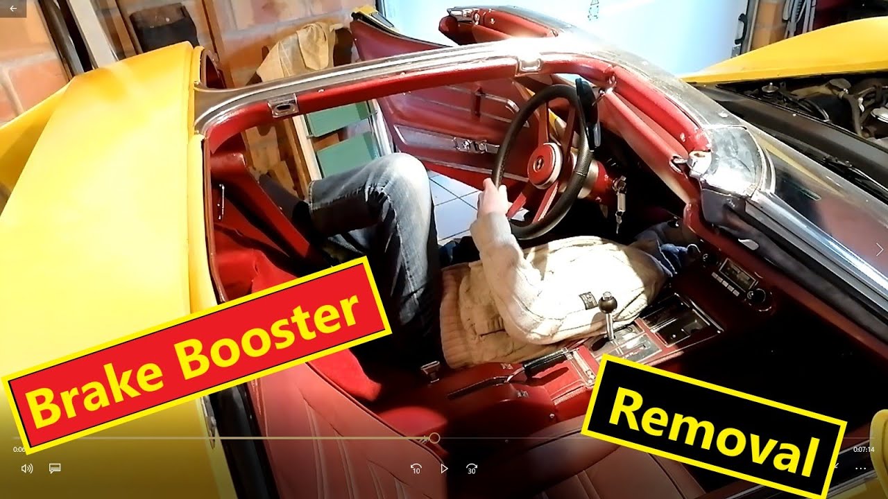 Corvette C3 Brake Booster removal !( Part 3 ). Working under the Dashboard! #how