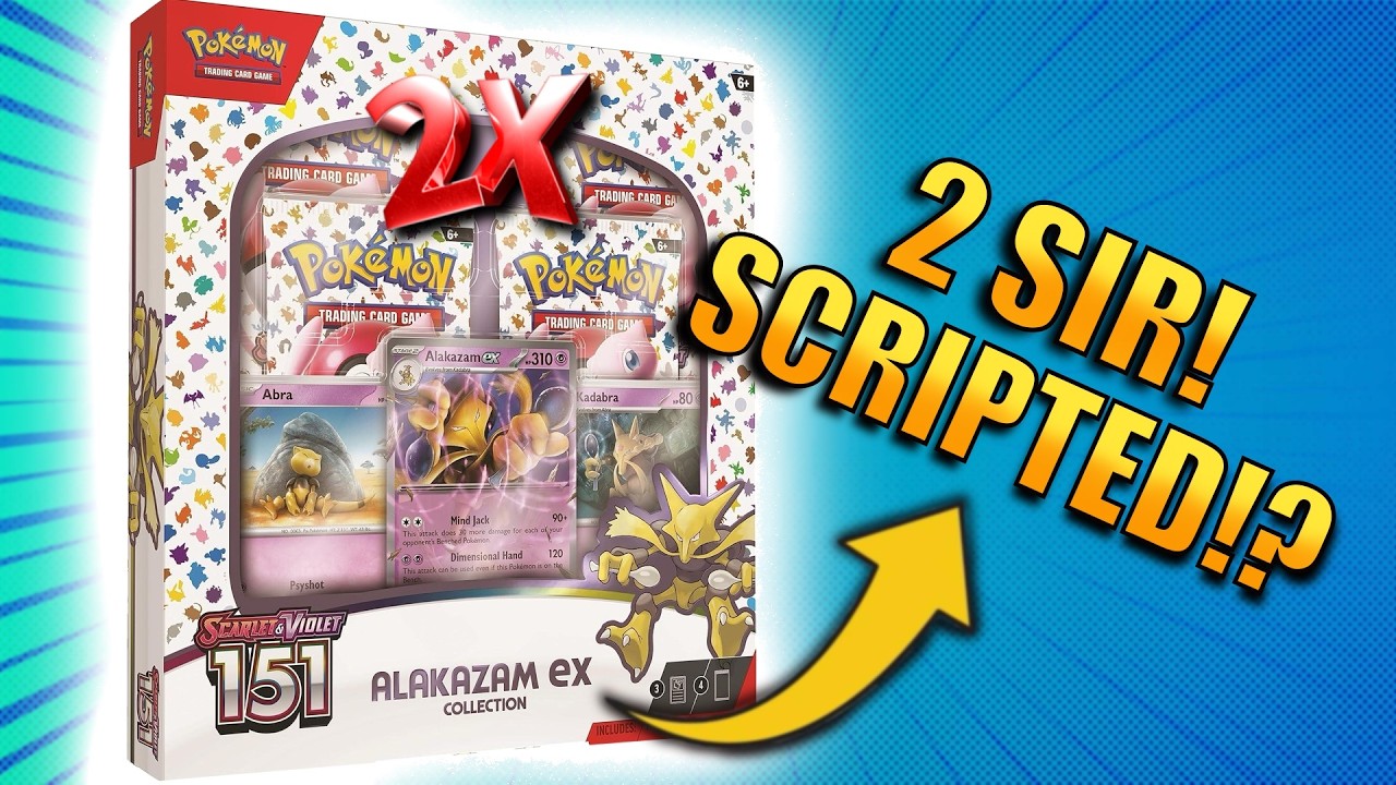 Are Pokemon 151 Alakazam ex Collections Scripted!?