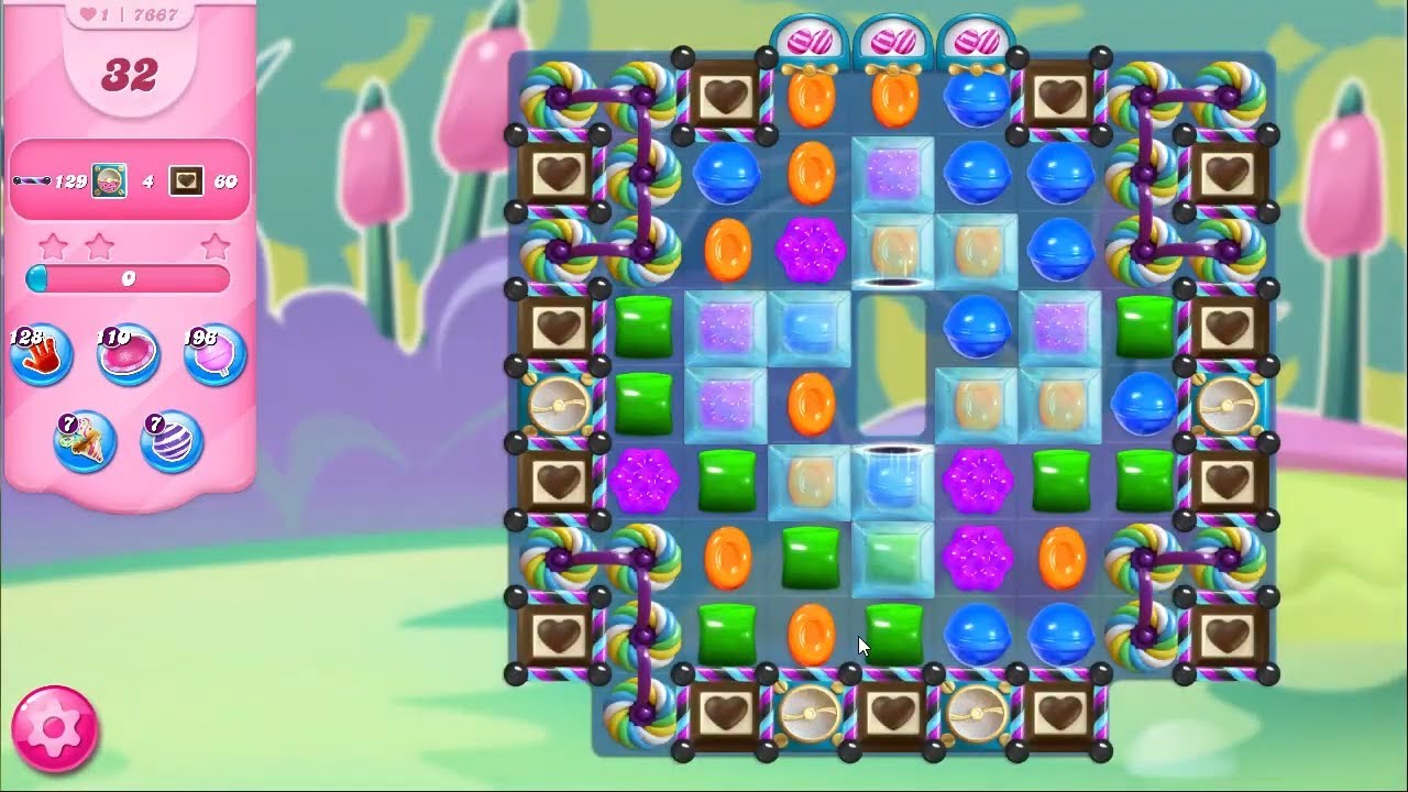 Candy Crush Saga LEVEL 7667 NO BOOSTERS