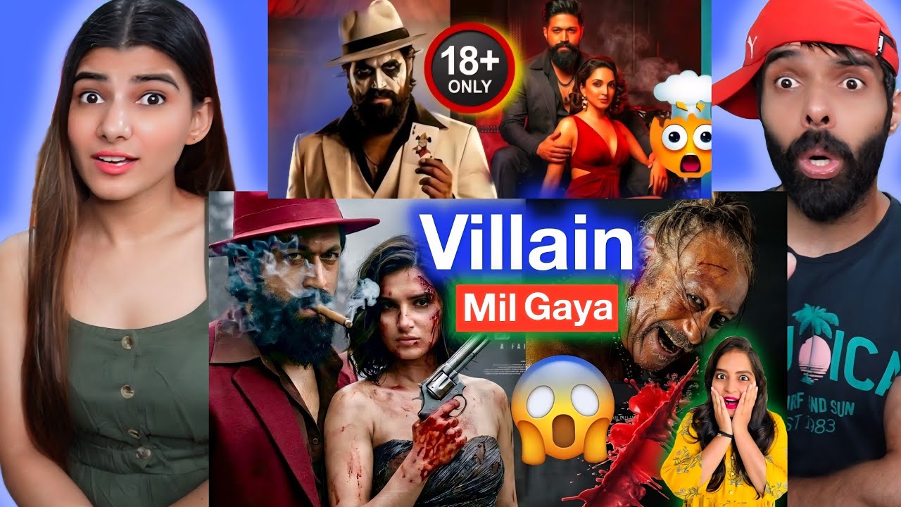 Toxic Villain Reveal Yash Movie Poster | Deeksha Sharma