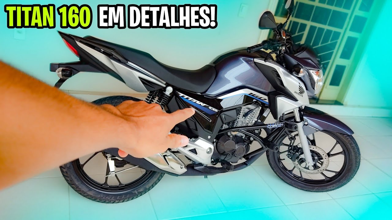 MOSTRANDO A TITAN 160 2022 EM DETALHES