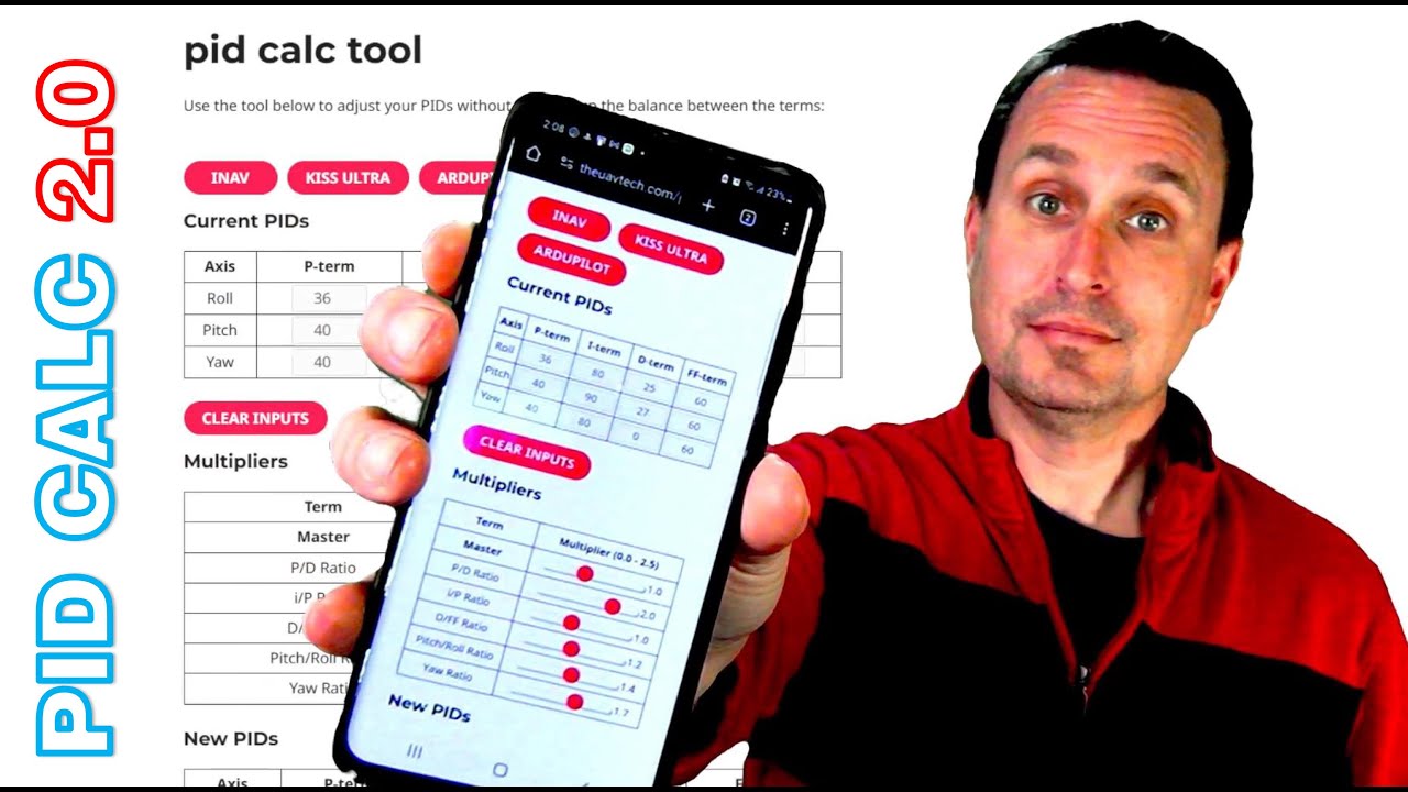 Update your PIDs Easier | UAV Tech PID Calc Tool - 2.0
