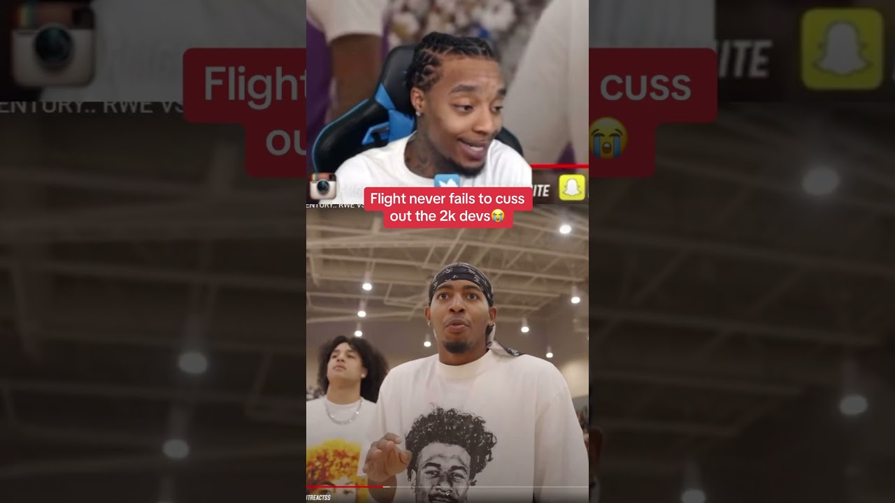 Flight never fails to cuss out Ronnie and Mike wang #ronnie2k #mikewang #flightreacts #2k #nba2k25