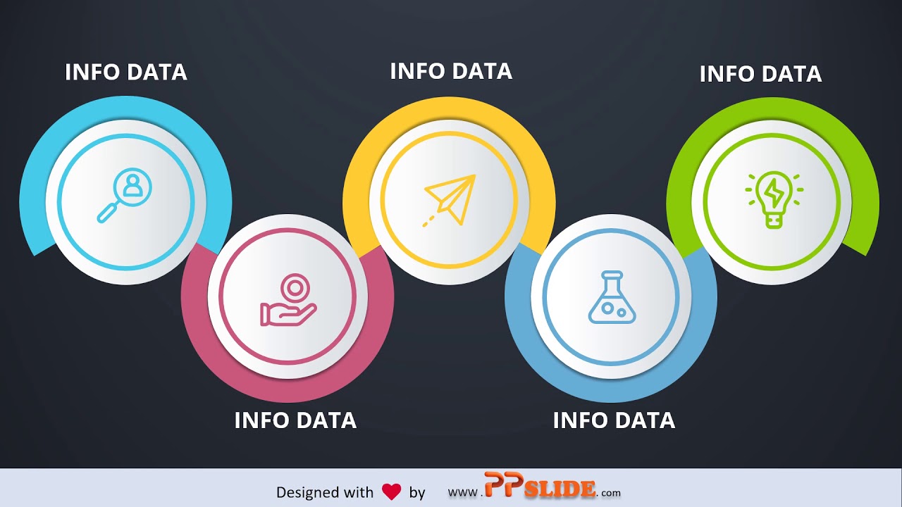 Business Line Powerpoint Abstract Infographic