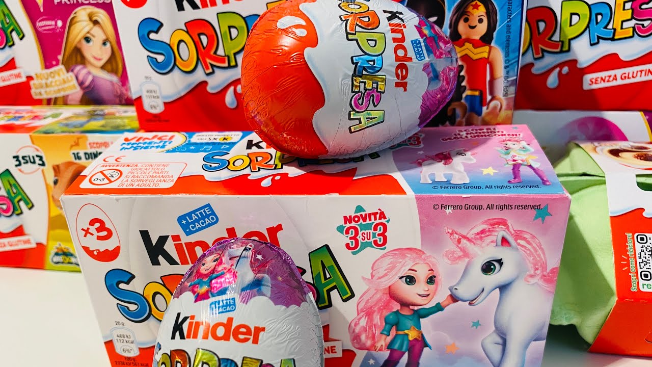 The Best Compilation 2025 Kinder Surprise ASMR Unboxing 