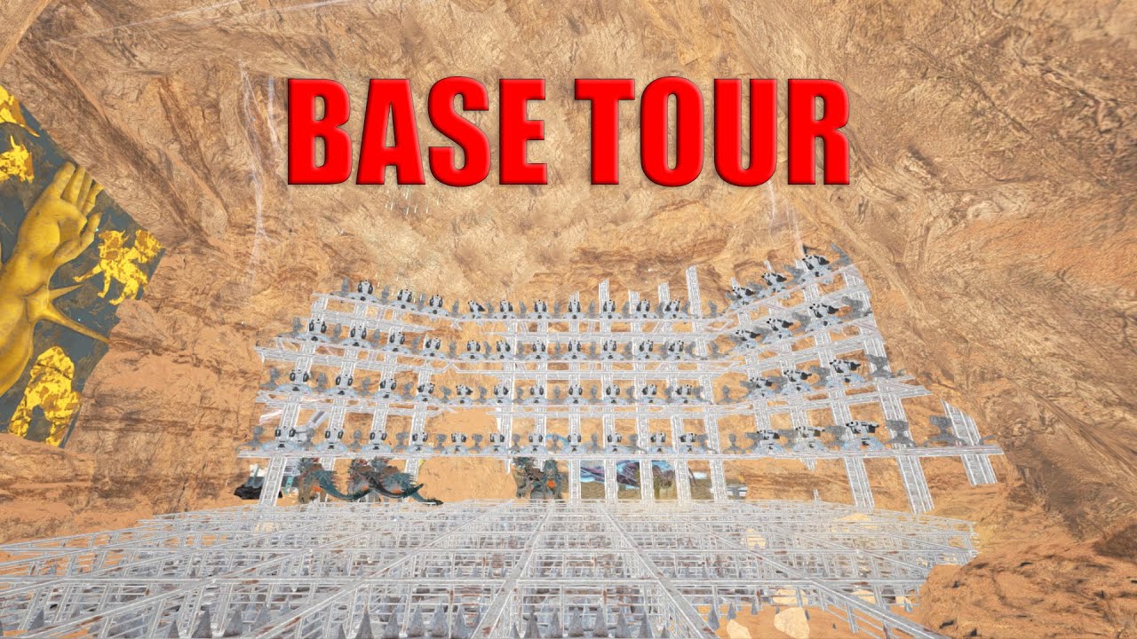 Sleep is for weak SE Central Cave BASE TOUR - Ark Survival Evolved