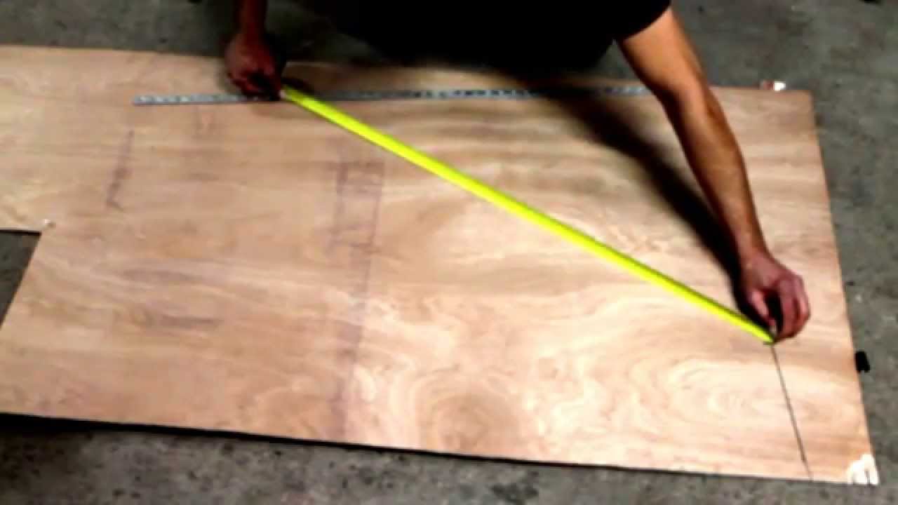 COMMENT TRACER UN ANGLE DROIT SANS EQUERRE N°1