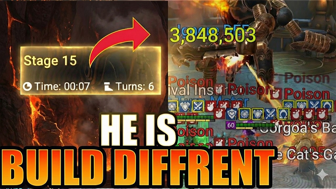 Pelops Can HIT like a Truck and ONESHOT Bosses! Test Server Raid: Shadow Legends