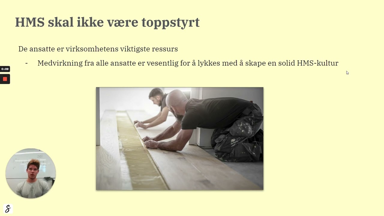 HMS skal ikke være toppstyrt