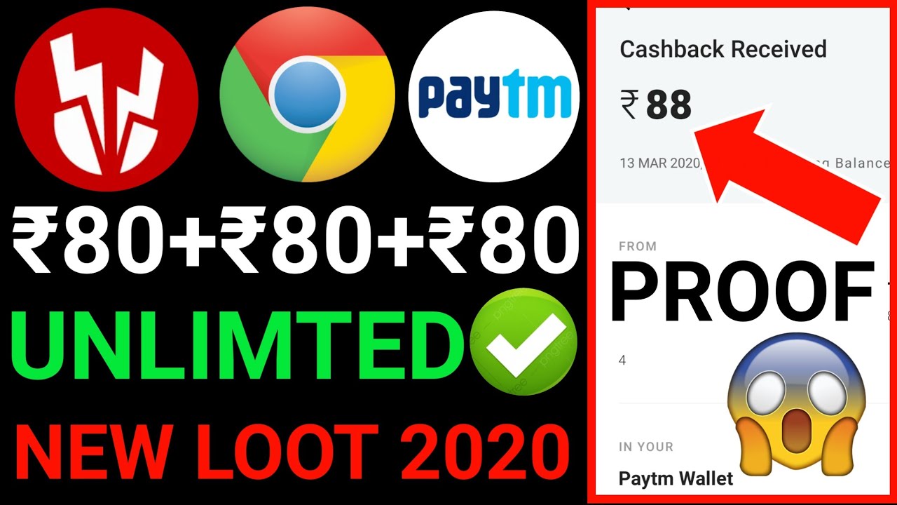 Earn 80 Rs Free Paytm Cash | New Paytm Cash Earning App 2020 | Unlimted Paytm Cash Trick 2020