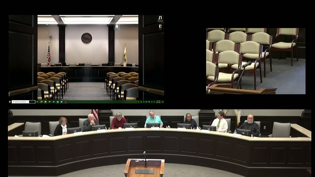 April 22, 2024, Board of Adjustment Meeting