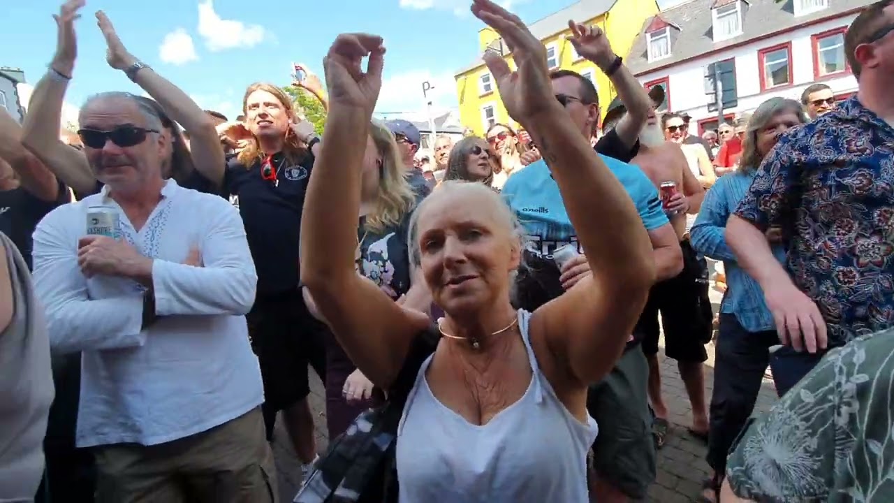 Pat McManus, at the Rory Gallagher festival Ballyshannon June 2023