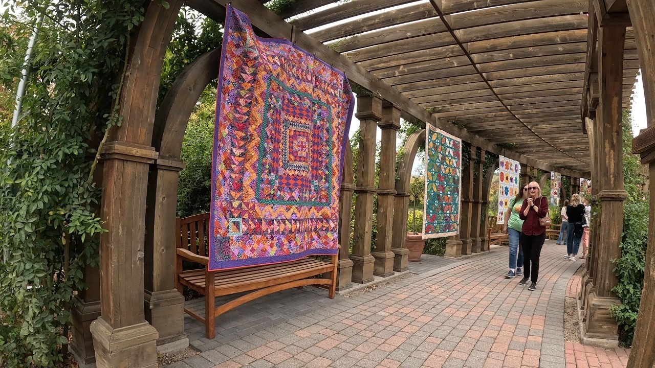 Garden of Quilts Show 2025 Virtual Tour - 100s of Quilts!