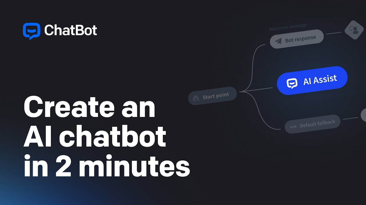 Создайте чат-бота на основе искусственного интеллекта за 2 минуты | Учебное пособие chatbot.com