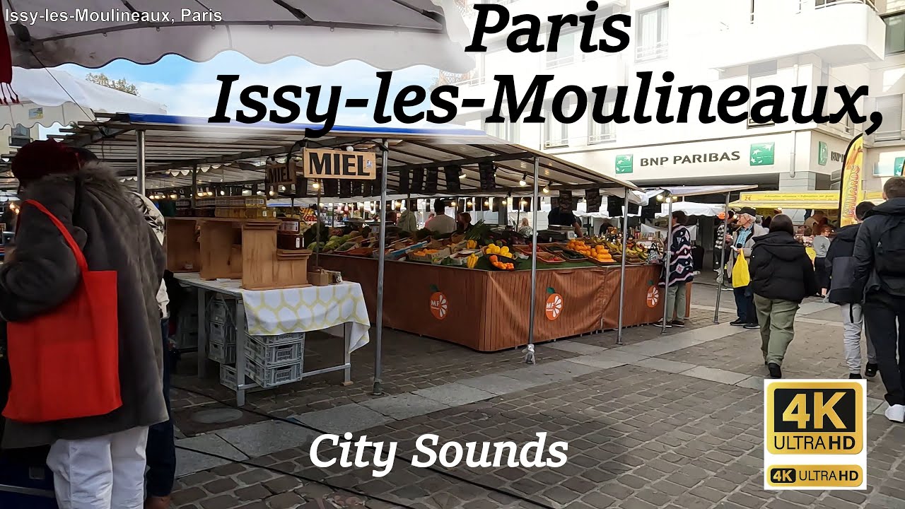 Paris, Issy les Moulineaux | Walking Tour | 4K